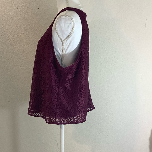 Arizona Jeans Co. lace sleeveless top Junior Plus XXL - Picture 3 of 14